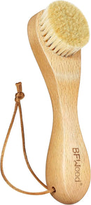 BFWood Laundry Stain Brush, Natural Soft Boar Bristles, Removes Tough Stains from Delicate Fabrics Like Knits, Cotton, and Linens, Gentle on Fabrics, No Damage by CozyNest Decor