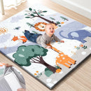 Premium Foam Baby Play Mat 50" x 50" – Removable & Machine Washable Cover, Extra Thick Padding Playpen Mat, Non-Slip Crawling Mat, Easy to Clean for Infants, Toddlers & Babies by TinyTreasures Baby Boutique