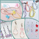 Assorted 170-230PCS Purple Acrylic Beads for Bracelet Making, Flower Bow Butterfly Candy GummyBear Aesthetic Bracelet Charms,Cute Beads for Jewelry Making DIY Necklace Keychain Phone Charm by TinyTreasures Baby Boutique