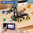 Robot Arm Expansion Pack Smart Car Starter Kit, Robotics Kit for Kids Ages 8-12 12-16, STEM Toys Coding Robot Kit for Teens & Adults(QD007) by TinyTreasures Baby Boutique