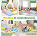 Lischwert Foam Climbing Blocks for Toddlers 1-3, 6pcs Soft Play Set with Crawling Exploration Toys, Indoor Outdoor Infant Safe Blocks for Baby Gym Toddler Playground by TinyTreasures Baby Boutique