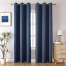 ChrisDowa Blackout Curtains 78 inches Long for Bedroom - 2 Panels Set Grommet Thermal Insulated Room Darkening Curtains for Living Room (Stone Blue, 42 x 78 Inch) by CozyNest Decor