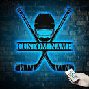 Personalized Field Hockey Wall Sign – Custom LED Name Light with Sticks & Ball, Neon Sign for Girls Room, Locker Room, Sports Fans, Team Gifts, Hockey Décor by CozyNest Decor