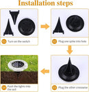 Solar Lights Outdoor Waterproof, 12 Packs Bright Solar Ground Lights with Updated 12 LEDs, Solar Garden Lights Landscape Lights for Pathway Walkway Driveway Patio Yard Deck Lawn Decor (Cold) by GreenHaven Gardens