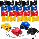 Libima 24 Pcs Toy Binoculars for Kids with Neck String, 3.74x2.56'' Novelty Binoculars Bulk for Age 3-12 Years Bird Watching, Camping Party Favor for Safari, Jungle, Explorer, Themed Birthday Party by TinyTreasures Baby Boutique