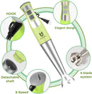 Immersion Hand Blender, UTALENT 3-in-1 8-Speed Stick Blender with Milk Frother, Egg Whisk for Coffee Milk Foam, Puree Baby Food, Smoothies, Sauces and Soups - Green by TinyTreasures Baby Boutique