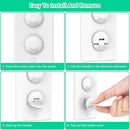Outlet Covers (42 Pack) with Hidden Pull Handle Baby Proofing Plug Covers 3-Prong Child Safety Socket Cover Electrical Outlet Protectors Baby Proof Plug Protectors by TinyTreasures Baby Boutique