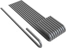 Vodaland Rebar Stakes J Hook Extra Heavy Duty 1/4 inch Coated Steel Ground Anchors with Chisel Point End (100) by CozyNest Decor