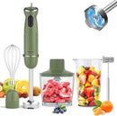Immersion Blender Handheld 5 in 1 Hand Blender, 1000W Hand Mixer Stick, BPA-Free 12 Speed Handheld Blender with Mixing Beaker, Chopper, Whisk and Milk Frother for Soup, Smoothies, Sauce, Baby Food by TinyTreasures Baby Boutique
