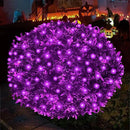 HISHINY Halloween Lights Outdoor,100LED 5ftx5ft Purple Net Lights with Connectable, Waterproof,UL Certified and Durable Green Wire Design for Bushes,Trees, Outdoor Indoor Party Decorations(Purple) by GreenHaven Gardens