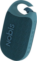NOBIS Clip N1 Portable Bluetooth Speaker with App, Beat Mode, Up to 24H Playtime, IP68 Waterproof, BT 5.3, HD Sound, Stereo Pairing, Custom EQ, Perfect for Outdoor, Home and Adventure (Blue) by TinyTreasures Baby Boutique