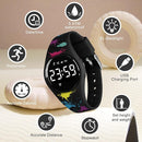 Kids Watches for Girls Boys Digital Sport Watch with Step Counter Pedometer Vibration Alarm Clock, No App Waterproof Fitness Tracker Kids Watch Boys Girls Teens Students Ages 5-16 by TinyTreasures Baby Boutique