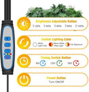 Wolezek Grow lights for Indoor Plants, 4-Head Full Spectrum LED Grow Light with Adjustable Tripod Stand 15-61 inches for Seed Starting, 3500K 6500K 660nm White Red Floor Plant Lamp with 6/12/16H Timer by GreenHaven Gardens