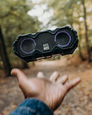 Altec Lansing LifeJacket Mini - Waterproof Bluetooth Speaker with Lights, Portable Wireless Speaker for Pool, Beach, Hiking, Sports, Camping, 16 Hour Playtime, Floats in Water by TinyTreasures Baby Boutique