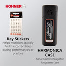 Hohner Special 20 Harmonica - Key of C Bundle with Key Stickers, Plastic Case, Instructional Manual, and Austin Bazaar Polishing Cloth by TinyTreasures Baby Boutique