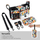 TOPDesign Universal Baby Stroller Organizer, Stroller Caddy with Heightened Insulated Cup Holders & Non-Slip Secure Hooks Accessories, Fits Most Strollers, Machine Washable (Zoo) by TinyTreasures Baby Boutique
