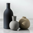 Ceramic Vase Set of 3, Flower Decorative Vases Home Decor Boho Neutral Modern Pottery Pampas Vases for Centerpiece Bouquet Table Mantel Entryway Bookshelf Living Room Bedroom Bathroom Kitchen by CozyNest Decor