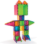 MAGNA-TILES Classic 100-Piece Magnetic Construction Set, The ORIGINAL Magnetic Building Brand by TinyTreasures Baby Boutique