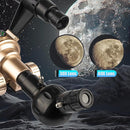 Telescope for Kids& Adults with 60X/30X Lenses, Adjustable Alloy Tripod, Mobile Phone Holder, 360° Gimbal Mount for Stargazing and Nature Viewing,Suitable for Astronomy Enthusiasts by TinyTreasures Baby Boutique