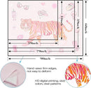 Lunerfex Y2K Tapestry Pink Tiger Wall Tapestry, Cute Tapestries for Bedroom Funny Tapestries Wall Hanging for Bedroom Living Room Decor Pink-3 44"x60" by CozyNest Decor