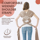 Acrabros Baby Wrap Carrier,Hands Free Baby Carrier Sling,Lightweight,Breathable,Softness,Perfect for Newborn Infants and Babies Shower Gift,Dark Cappuccino by TinyTreasures Baby Boutique