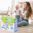 Baby Play Gym Walker Kick and Play Piano Gym for Boys Girls Play Mat Musical Tummy Time Mat Infant Christmas Newborn Gifts Toddlers (Elephant Upgraded) by TinyTreasures Baby Boutique
