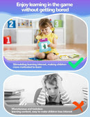 Portuguese and English Talking Flash Cards for Toddlers, 224 Sight Words Bilingual Learning Toys for Kids, Autism Pocket Speech Therapy Toys, Brazil Português Vocabulary Educational Flashcards by TinyTreasures Baby Boutique