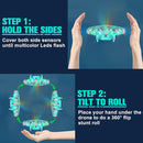 Hand Operated Drone Toy for Kids or Adults - AI Motion Sensors Mini Drones with Bright LED Projection, 360 Flips, Easy Indoor Small Flying Orb Ball for Age 4-6-8-12 Birthday Gifts by TinyTreasures Baby Boutique