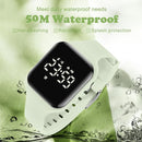 Kids Watches for Girls Boys Digital Sport Watch with Step Counter Pedometer Vibration Alarm Clock, No App Waterproof Fitness Tracker Kids Watch Boys Girls Teens Students Ages 5-16 by TinyTreasures Baby Boutique