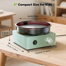 Alldeer Mini Pottery Wheel Kit - 6" Turntable Two-Way Rotation Clay Wheel, Metal Frame, Removable Splash Tray Ceramic Making Kit with 18PCS Sculpting Tools, Pottery DIY Machine for Kids and Beginners by TinyTreasures Baby Boutique