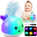 ZHENDUO Baby Bath Toys, Whale Spray Water Bath Toy, Sprinkler Bathtub Shower Toys for Toddlers Kids Boys Girls, Pool Toy for Baby (White) by TinyTreasures Baby Boutique