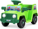6V Toddler Ride On Car Interactive Electric Car with Horn LED Front Light Rear Storage Ocean Theme Perfect for Boys & Girls 18+ Months Safe & Fun for Little Explorers(Green Ocean) by TinyTreasures Baby Boutique