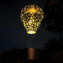 4-Pack Bee Decor Hot Air Balloon Solar Lantern – Outdoor Decorative Hanging Light for Garden Yard Patio Porch Lawn and Pathway – Unique Housewarming, Birthday Gift for Women Mom Grandma by GreenHaven Gardens