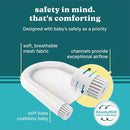 MyBaby 3-in-1 Calming Baby Cushion, Soothing Comfort for Newborns & Infants, Snuggling Sensation, Sound and Vibration, Designed for Safety, Rechargeable & Machine-Washable, by Homedics, Tan by TinyTreasures Baby Boutique