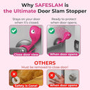 Baby Proofing Door Stopper, Door Pinch Guards Protect Child Fingers & PET Tails. Baby Safety Finger Protectors Prevent Pinch Injuries – Kids and Adults Love Whale Pinch Guard (Pink) by TinyTreasures Baby Boutique