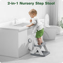 Potty Training Seat, Upgrade Toddler Toilet Seat for Kids Boys Girls, 2 in 1 Potty Training Toilet for Kids, Splash Guard Anti-Slip Pad Step Stool（Upgraded Cushion） by TinyTreasures Baby Boutique