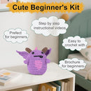 Utook Halloween Crochet Kit for Beginners，Crochet Starter Kits,Crochet Kits for Beginners Adults and Children, with Instructional Videos and Paper Tutorials, Holiday Gifts (Little Devil) by TinyTreasures Baby Boutique