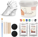 Hand Casting Kit, Anniversary Couples Gifts Casting Kit,Hand Mold Kit Couples, Hand Mold Kit Couple with Base, Couple 1 Year Anniversary, Bridal Shower, Wedding Gifts Plaster Hand Mold Casting Kits by TinyTreasures Baby Boutique