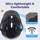 Kids/Youth Bike Helmet for Boys Girls and Teens, Adjustable and Multi-Sport for Bicycle, Kick Scooter, Skateboard, Roller/Inline Skate by TinyTreasures Baby Boutique