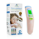 Amplim Non-Contact Forehead Thermometer for Adults, Kids & Infants | Ampmed No-Touch Medical Grade Temporal Fever Thermometer with Case, Nurse Accessories for Work, FDA-Cleared Pink Termometro Digital by TinyTreasures Baby Boutique