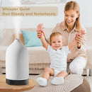 Diffuserlove Ceramic Diffuser 160ML Essential Oil Diffusers Aromatherapy Essential Oil Diffuser for Room Air Diffuser for Home Bedroom Stone Diffuser Black Wood Pattern Base (Size:6.8" H x 3.6" W) by TinyTreasures Baby Boutique