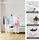 Clothes Drying Rack Foldable & Collapsible Drying Racks with 4-Leg Octopus Design, Large Capacity Space Saving Indoor Drying Rack for Bedroom,Balcony,Laundry for Indoor/Outdoor Use (White) by CozyNest Decor