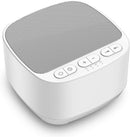 Magicteam Sleep Sound White Noise Machine with 40 Natural Soothing Sounds and Memory Function 32 Levels of Volume Powered by AC or USB and Sleep Timer Sound Therapy for Baby Kids Adults (B-White) by TinyTreasures Baby Boutique