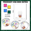 SHLINCO Thank You Teacher Appreciation Gifts From Kids -End Of The Year Gifts - Fingerprint Art Keepsake - Daycare Teacher Appreciation by TinyTreasures Baby Boutique