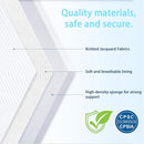 Pack and Play Mattress 38 x 26 x 1.5 in, Soft Breathable Pack N Play Mattresses with Washable Waterproof Cover for Baby ＆Toddler, Portable Crib Mattress for Playard by TinyTreasures Baby Boutique