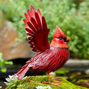 Nacome Cardinal Garden Decor Metal Yard: Art Outdoor Sculptures & Statues Large Red Bird Ornaments for Patio Balcony Front Backyard - Gifts for Grandma Mom by GreenHaven Gardens