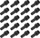 SING F LTD 20pcs 20mm to 3/4 Inch Couplings Irrigation Hose Connector Garden Hose Connector Kit Barb Connector for Drip Irrigation System Garden Pipe Fitting by GreenHaven Gardens