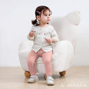 U·nikaka Toddler Baby Girls Pants Ribbed Infant Pants Leggings Toddler Baby Girl Bottoms Leggings 2 Packs by TinyTreasures Baby Boutique