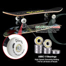 Easy_Way Complete Skateboards- Standard Skateboards for Beginners Kids Boys Girls Teenager- 31''x 8''Canadian Maple Cruiser Pro Skate Board, Skateboards by TinyTreasures Baby Boutique