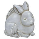 NAT & Jules Animal Character Shaped Dimensional Indoor Outdoor 11 inch Cast Resin Decorative Garden Stepping Stone, Patio, Walkway Sculpture Yard Art, Stone Grey Bunny by CozyNest Decor